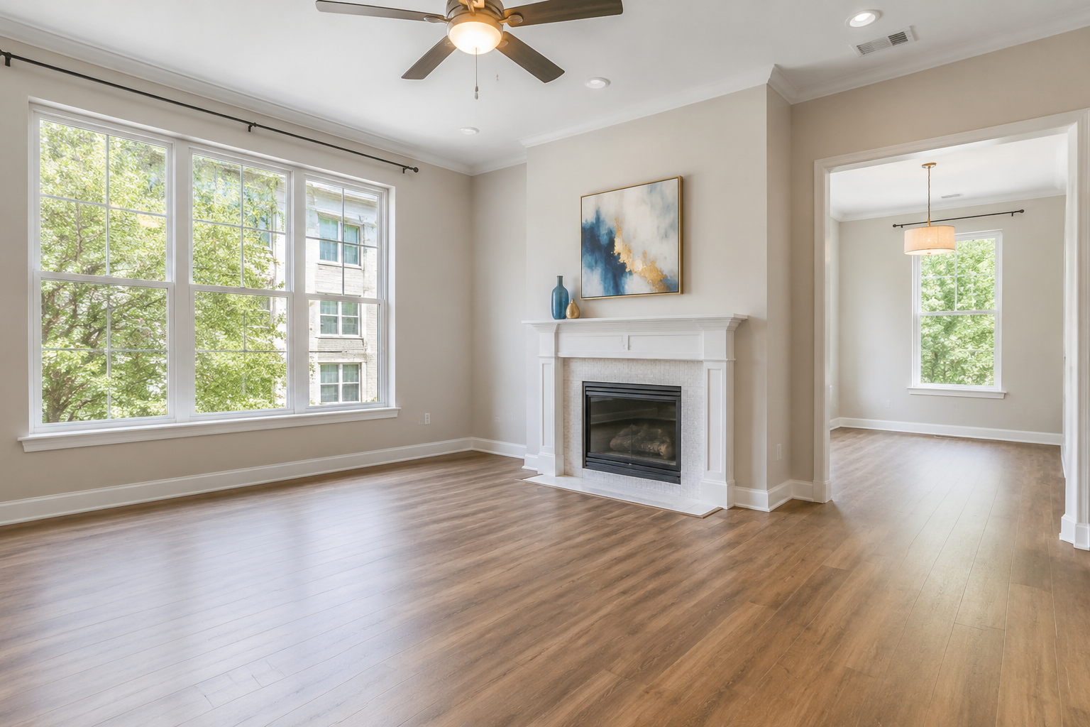 Bright move-in-ready apartment after a professional turnover